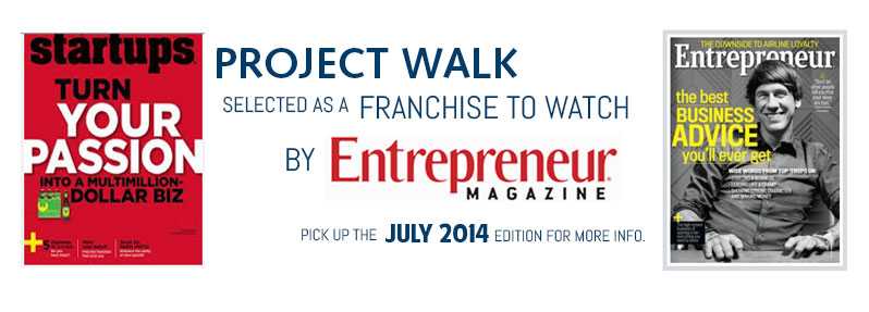 Entrepreneur Magazine, Project Walk Franchise